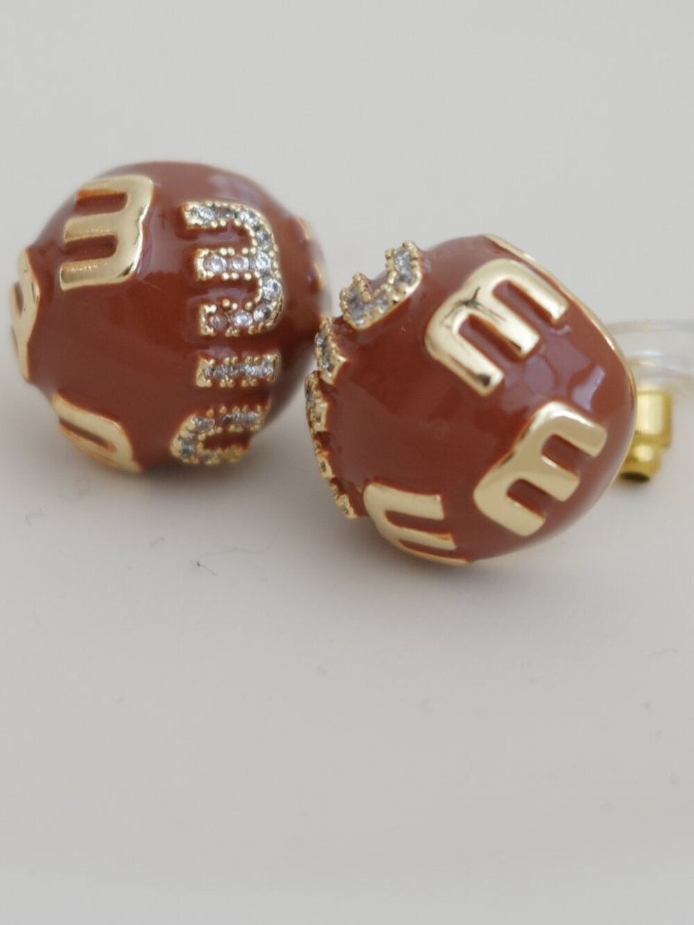 Miu Miu Red Earrings